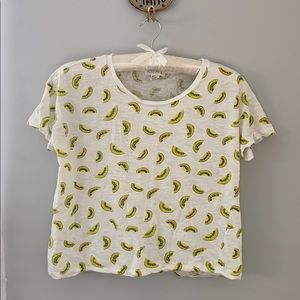 F21 Cropped Kiwi T-shirt, Sz S